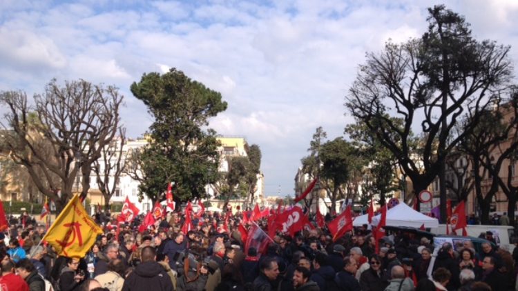 Partita A Roma La Manifestazione Pro Grecia