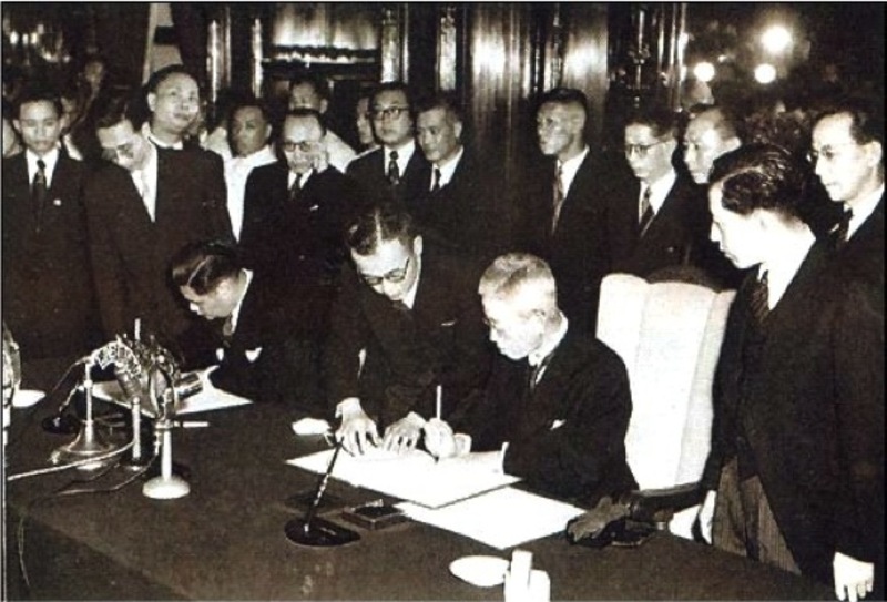 rights human international agreement Peace the Japan three (and Chinese and China Between