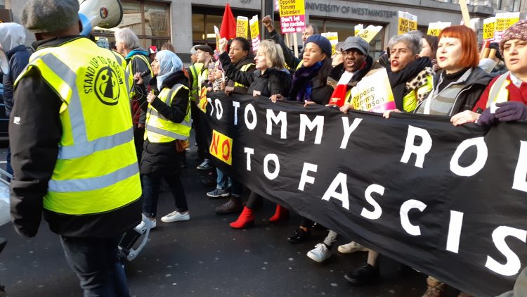 Anti Fascism March In London