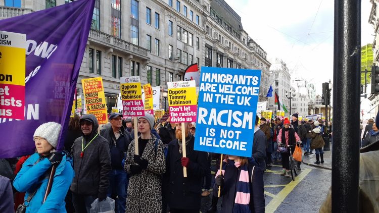 Anti Fascism March In London