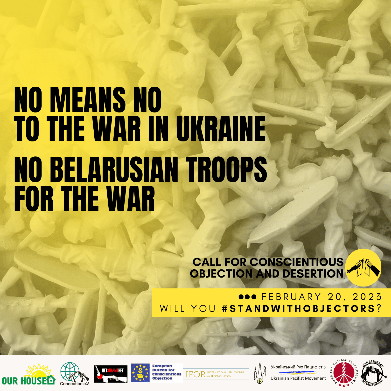 CALL TO ACTION No Means No To The War In Ukraine 