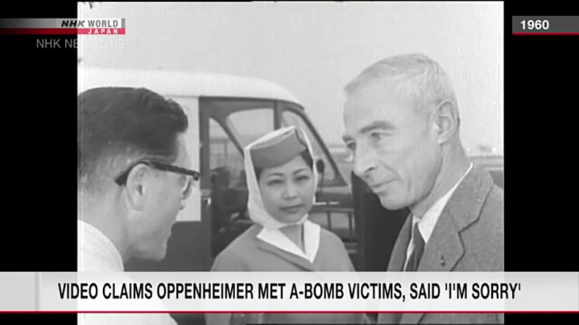 Neues Videomaterial zeigt Oppenheimers Entschuldigung an Überlebende der Atombombe