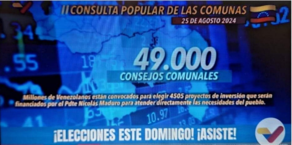 Venezuela, elecciones en 49 mil consejos municipales populares