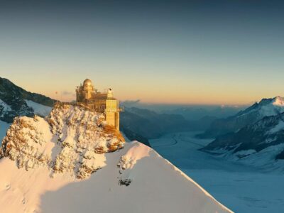 The high-altitude Integrated Carbon Observation System (ICOS) Jungfraujoch station in Switzerland, which was used for ozone layer measurements.