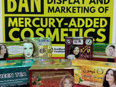 Ban the advertising, display and marketing of mercury-added cosmetics to protect people's health