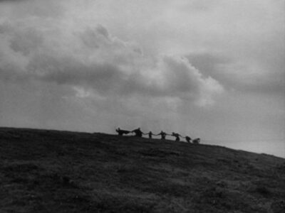 Στιγμιότυπο από την ταινία Η έβδομη σφραγίδα, του Ίνγκμαρ Μπέργκμαν (1957).