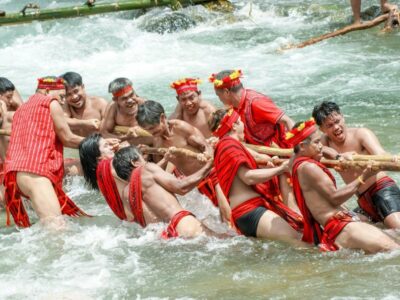 Strength and wise strategy: The Joyous 'Punnuk' Tug-of-War in Ifugao! A union of elders with youth and boys in celebration of tradition and teamwork for a post-harvest showdown!